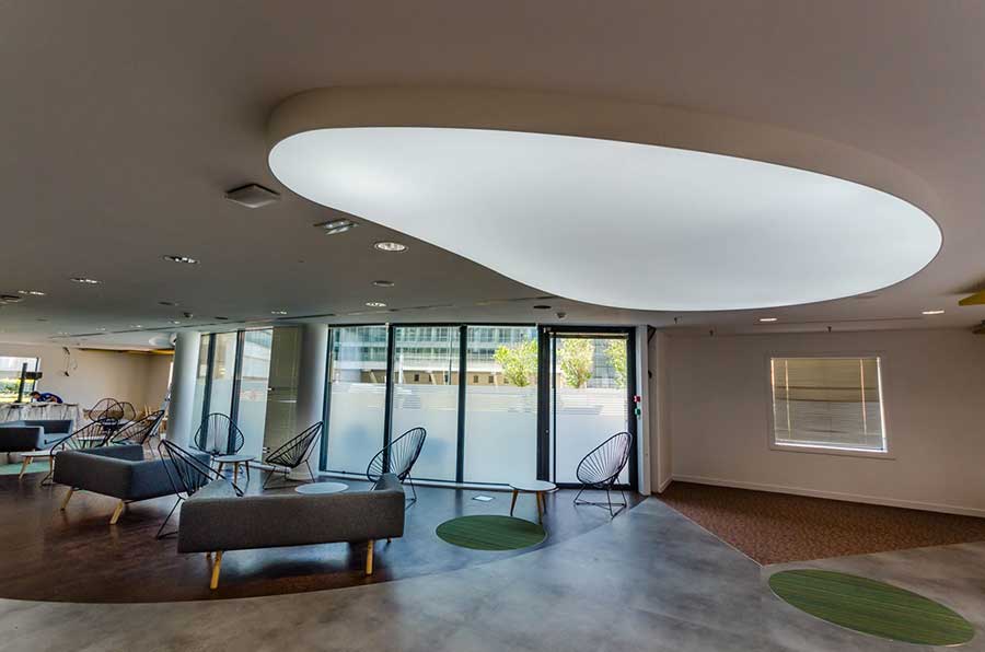 Our translucent ceilings will bring light and warmth into your interior spaces